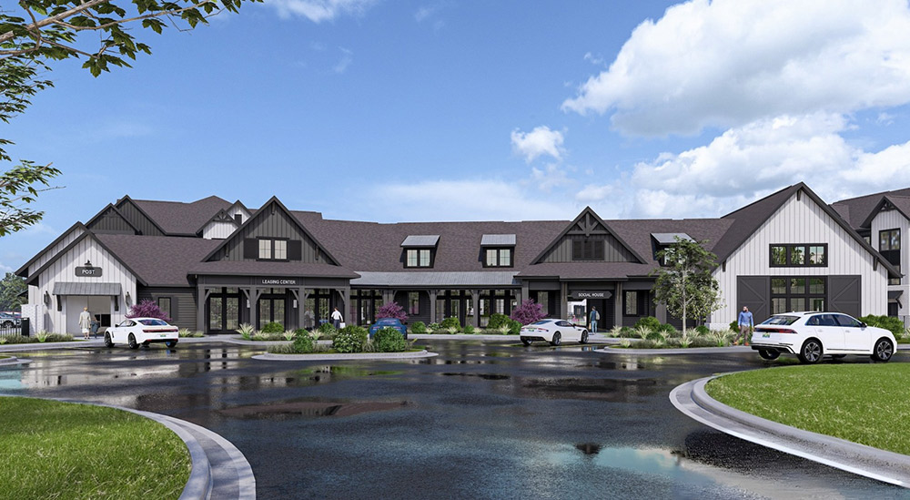 The Portier clubhouse - rendering